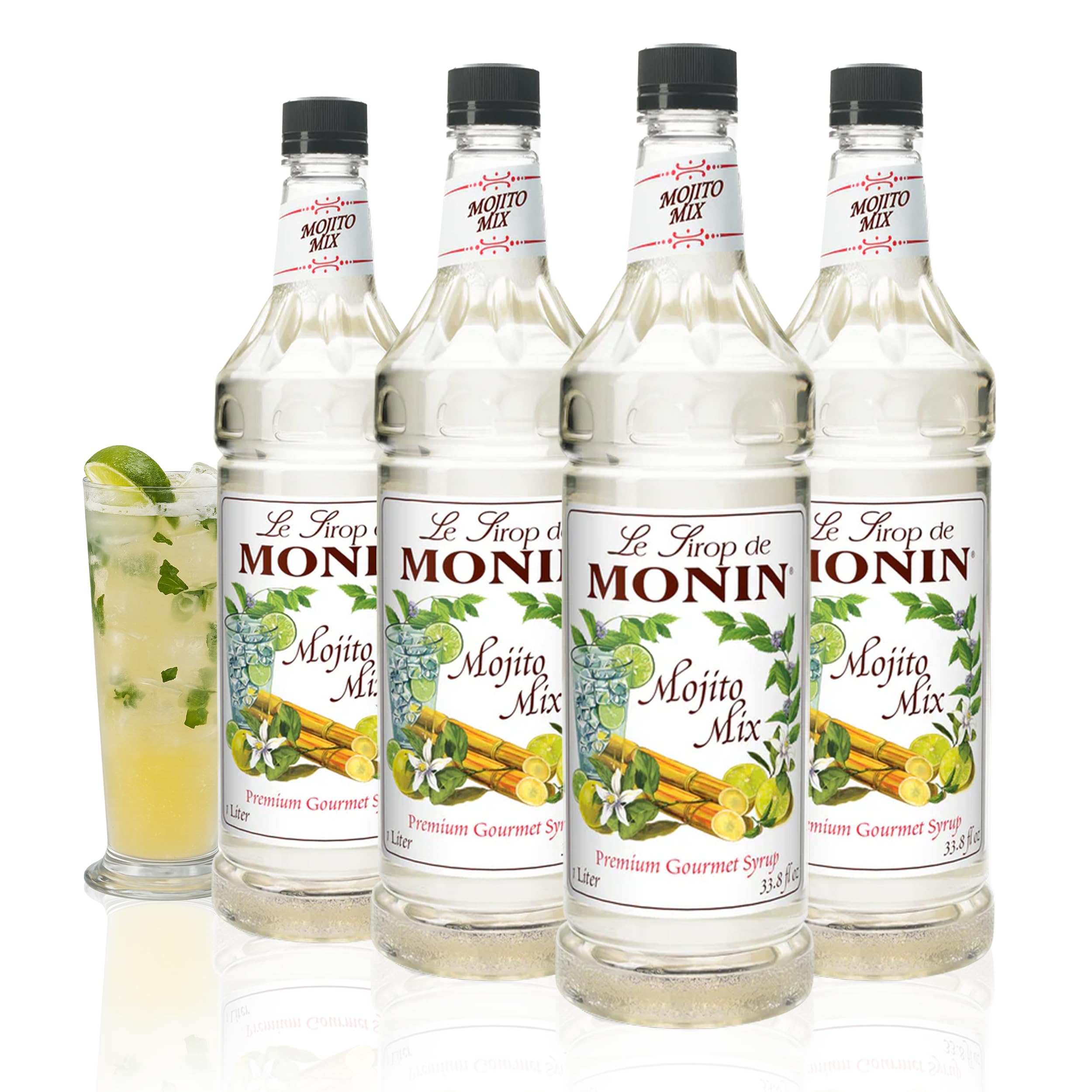 もーもーインメトリィ1.8Lセット Amazon.com: Monin - Mojito Mix Syrup, Sweet Herbal Mint Flavor